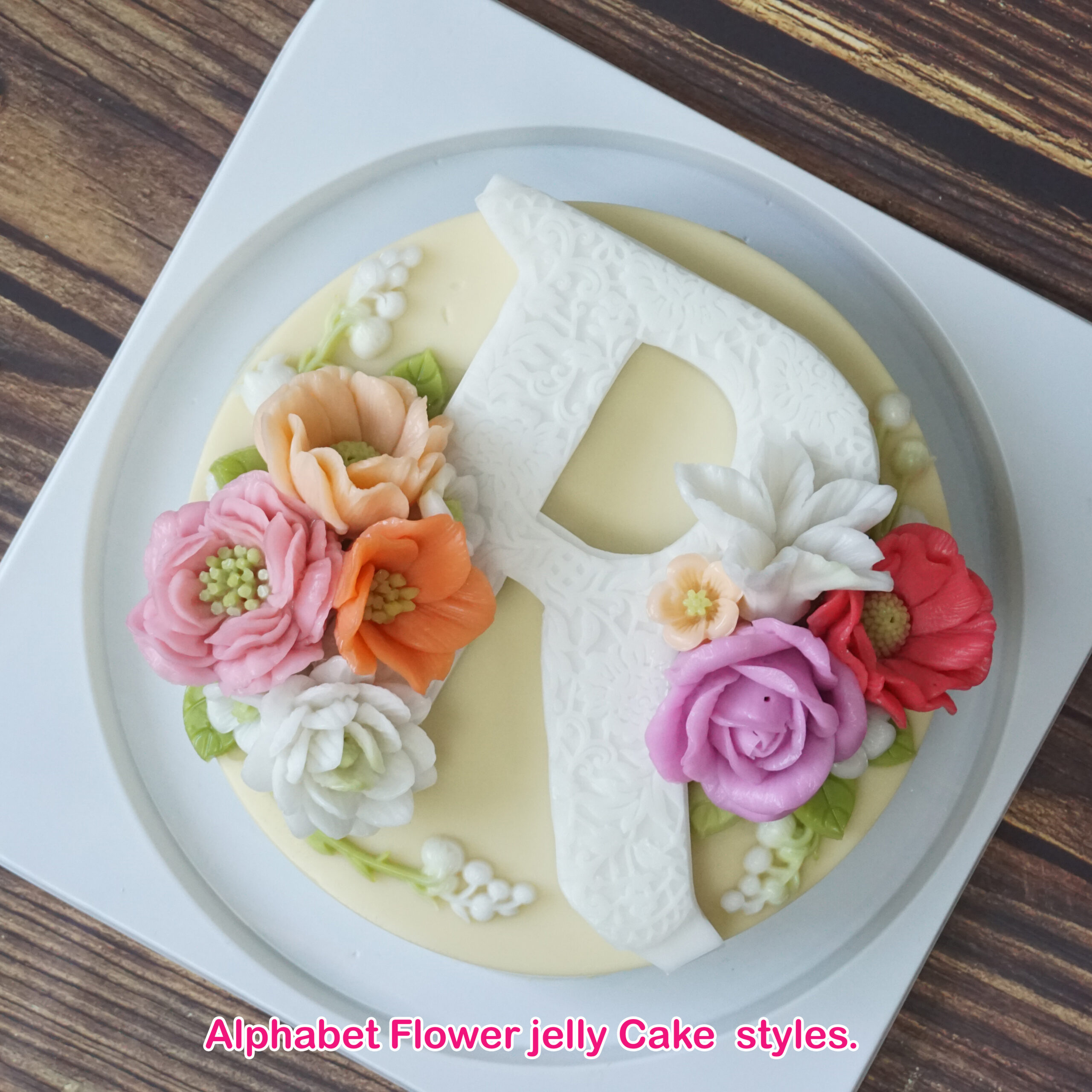 Flower Jelly cake online class - Image 10