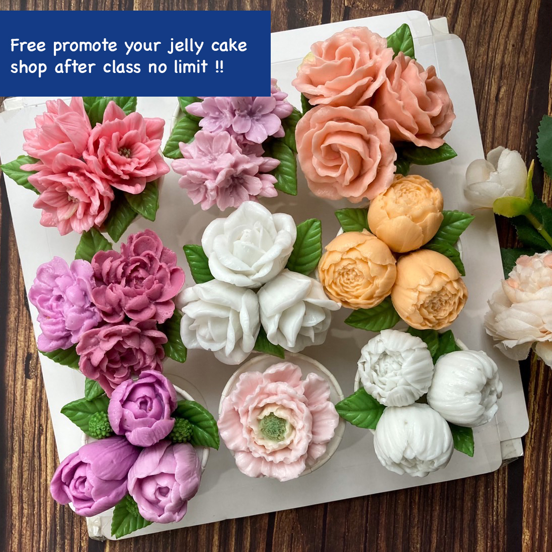Flower Jelly cake online class - Image 3